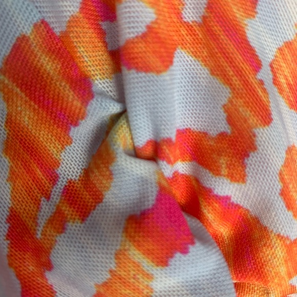 Circus NY Mesh Ruched Imogene Long Sleeve Animal Print top sz LG - Picture 9 of 12